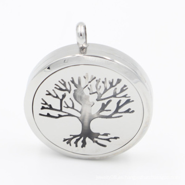 Fabricación original el árbol de la elevación del aceite difusor Locket colgante de collar de joyería de moda